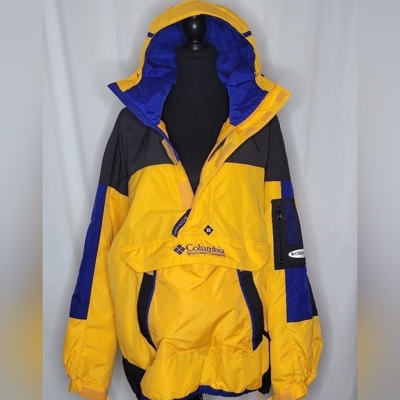 Columbia Challenger Vintage Men's Insulated Pullover Anorak Jacket - Size L - Picture 5 of 13